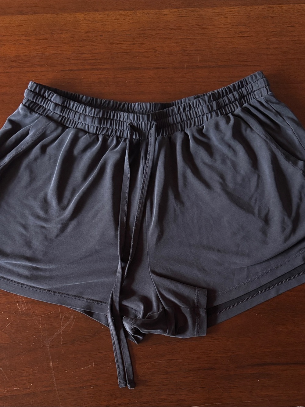 Aerie flowy black mini shorts